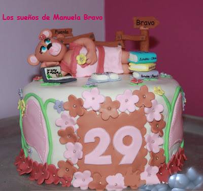 Mi regalo para Manuela en el 29 cumpleaños de la Librería Bravo
