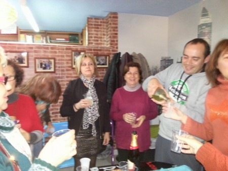 Celebración del Club de Lectura de Librería Bravo del Fin del Año 2014